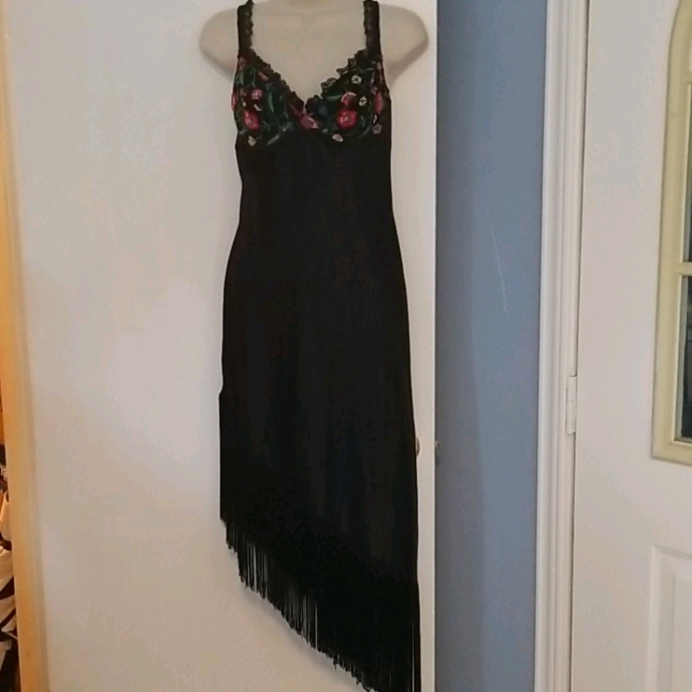 Victoria's Secret Gown/Dress embroidery/fringe - Picture 1 of 9